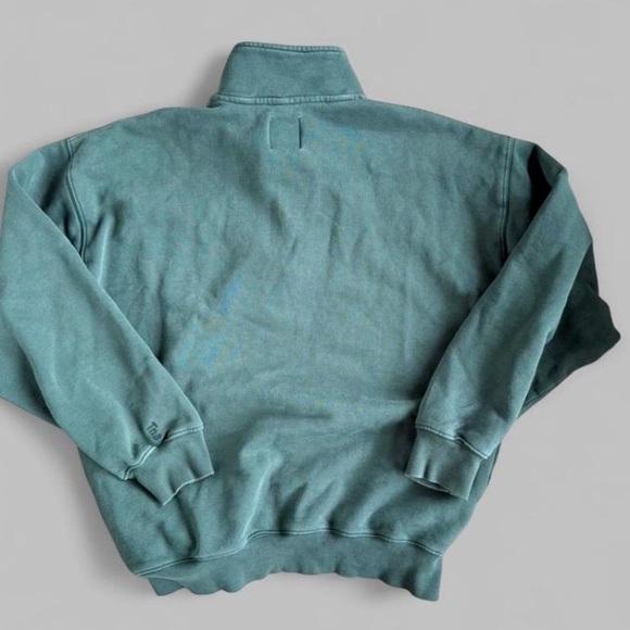 TNA Quarter zip Sweater in Forest Green - Picture 3 of 3